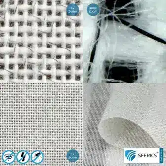 NATURELL ULTRA Abschirmstoff | ideal zur Herstellung von Baldachinen und Vorhängen | HF Schirmdämpfung gegen Elektrosmog bis zu 38 dB | Erdbar NF | 5G ready! 6 NATURELL ULTRA Abschirmstoff | ideal zur Herstellung von Vorhängen und Baldachinen | HF Schirmdämpfung gegen Elektrosmog bis zu 38 dB | Erdbar NF | 5G ready!
