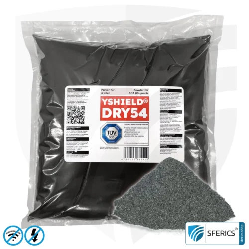 Abschirmfarbe DRY54 Spezial Pulverfarbe | HF Schirmdämpfung gegen Elektrosmog bis zu 84 dB bei 40 GHz | TÜV SÜD zertifiziert | Effektiv bei 5G! 2 Abschirmfarbe DRY54 Spezial Pulverfarbe | HF Schirmdämpfung gegen Elektrosmog bis zu 84 dB bei 40 GHz | TÜV SÜD zertifiziert | Effektiv bei 5G!