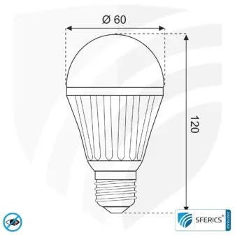 10,5 Watt LED Vollspektrum, dimmbar (TRIAC) | Hell wie 100 Watt, 1070 Lumen | CRI >95 | flimmerfrei | Tageslicht | E27 | Business Qualität 9 10,5 Watt LED Vollspektrum, dimmbar (TRIAC) | Hell wie 100 Watt, 1070 Lumen | CRI über 95 | flimmerfrei | Tageslicht | E27 | Business Qualität