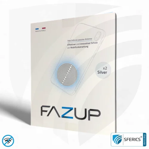 FAZUP Antennen Patch | SILBER | 2er Set DUO mit Preisvorteil | Innovative Technologie gegen Elektrosmog | Schützt vor unnötig hoher Bestrahlung durch's eigene Mobiltelefon 27 FAZUP Antennen Patch | SILBER | 2er Set DUO mit Preisvorteil | Innovative Technologie gegen Elektrosmog | Schützt vor unnötig hoher Bestrahlung durch's eigene Mobiltelefon