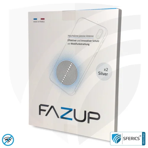 FAZUP Antennen Patch | SILBER | 2er Set DUO mit Preisvorteil | Innovative Technologie gegen Elektrosmog | Schützt vor unnötig hoher Bestrahlung durch's eigene Mobiltelefon 22 FAZUP Antennen Patch | SILBER | 2er Set DUO mit Preisvorteil | Innovative Technologie gegen Elektrosmog | Schützt vor unnötig hoher Bestrahlung durch's eigene Mobiltelefon