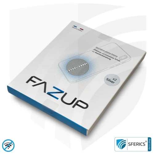 FAZUP Antennen Patch | SILBER | 2er Set DUO mit Preisvorteil | Innovative Technologie gegen Elektrosmog | Schützt vor unnötig hoher Bestrahlung durch's eigene Mobiltelefon 19 FAZUP Antennen Patch | SILBER | 2er Set DUO mit Preisvorteil | Innovative Technologie gegen Elektrosmog | Schützt vor unnötig hoher Bestrahlung durch's eigene Mobiltelefon