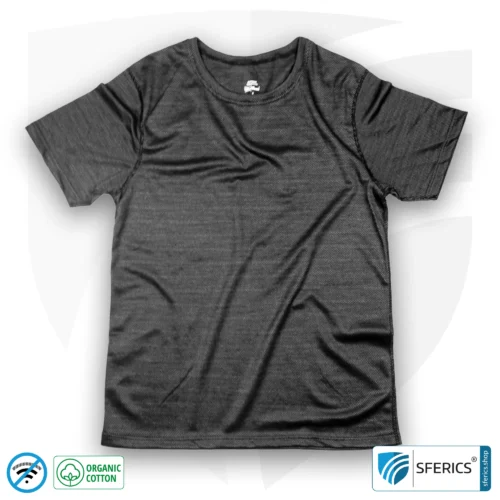 Abschirmendes ANTIWAVE Shirt für Herren | schwarz | Schutz bis zu 30 dB vor HF Elektrosmog (Handy, WLAN, LTE) | Ideal für elektrosensible Menschen 1 Abschirmendes ANTIWAVE Shirt für Herren | schwarz | Schutz bis zu 30 dB vor HF Elektrosmog (Handy, WLAN, LTE) | Ideal für elektrosensible Menschen