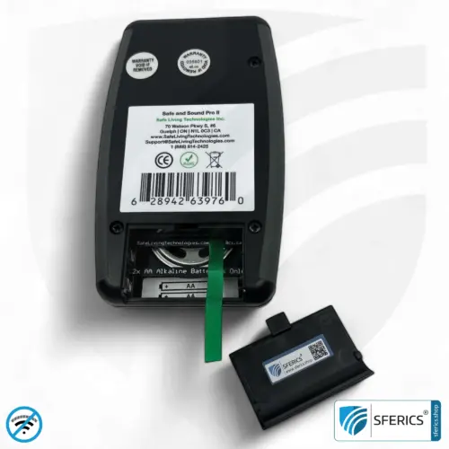 SAFE AND SOUND PRO 2 Elektrosmog Detektor | Einzigartiger Messbereich bis 3.180.000 µW/m² | Semiprofi Breitband HF Messgerät für Einsteiger | Erkennung von EMF Funkstrahlung bis 8 GHz, inklusive 5G! | Modell 2025