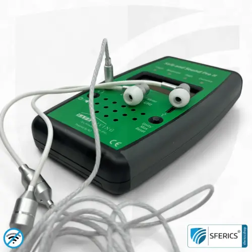 SAFE AND SOUND PRO 2 Elektrosmog Detektor | Einzigartiger Messbereich bis 3.180.000 µW/m² | Semiprofi Breitband HF Messgerät für Einsteiger | Erkennung von EMF Funkstrahlung bis 8 GHz, inklusive 5G! | Modell 2025