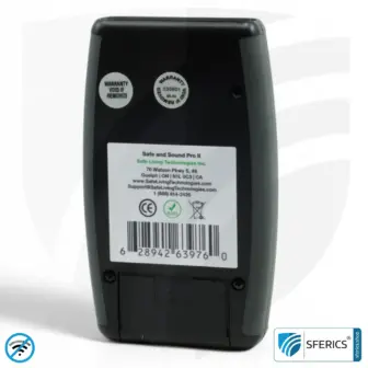 SAFE AND SOUND PRO 2 Elektrosmog Detektor | Einzigartiger Messbereich bis 3.180.000 µW/m² | Semiprofi Breitband HF Messgerät für Einsteiger | Erkennung von EMF Funkstrahlung bis 8 GHz, inklusive 5G! | Neustes Modell 2024 14 SAFE AND SOUND PRO 2 Elektrosmog Detektor | Einzigartiger Messbereich bis 3.180.000 µW/m² | Semiprofi Breitband HF Messgerät für Einsteiger | Erkennung von EMF Funkstrahlung bis 8 GHz, inklusive 5G! | Modell 2025