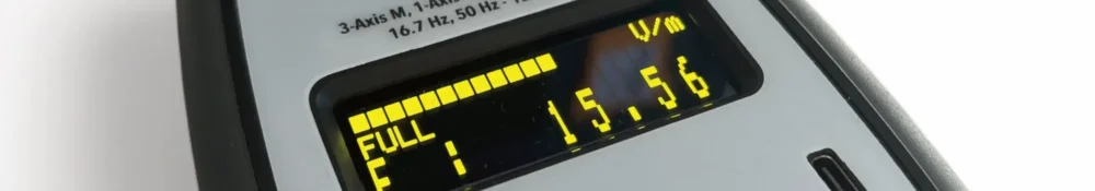 Safe & Sound EM3 Detektor | Frequenzbereich 16 Hz - 120 kHz | Hohe Empfindlichkeit ab 1 nT (0,01 mG) | 3D Magnetfeldmessung