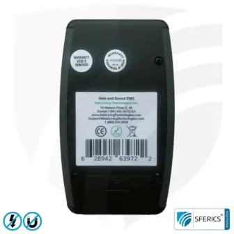 SAFE AND SOUND EM3 Detektor | Präzises 3-in-1 EMF Niederfrequenz Messgerät für Elektrosmog | Frequenzbereich 16 Hz - 120 kHz | 3D Magnetfeldmessung 8 Safe & Sound EM3 Detektor | Frequenzbereich 16 Hz - 120 kHz | Hohe Empfindlichkeit ab 1 nT (0,01 mG) | 3D Magnetfeldmessung