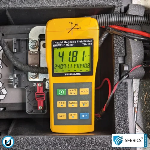 TENMARS TM-192 | Magnetfeld Messgerät | Dreiachsensensor (X/Y/Z), Frequenzbereich 30 - 2000 Hz, Anzeige in mG oder µT 10 TENMARS TM-192 | Magnetfeld Messgerät| Dreiachsensensor (X/Y/Z), Frequenzbereich 30 - 2000 Hz, Anzeige im mG oder µT