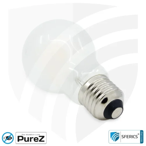 4,2 Watt LED Filament Pure-Z NEO | Hell wie 38 Watt, 400 Lumen | CRI 97 | flimmerfrei | warmweiß | E27 10 4,2 Watt LED Filament Pure-Z NEO | Hell wie 38 Watt, 400 Lumen | CRI 97 | flimmerfrei | warmweiß | E27 | matt
