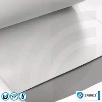 Magnetfeld Abschirmfolie M2A | sehr dünne, zweilagige Folie zur wirkungsvollen Magnetfeld Abschirmung | Aluminiumoberfläche für sehr hohe HF Schirmdämpfung | 21 cm Breite | erdbar 13 Magnetfeld Abschirmfolie M2A | sehr dünne, zweilagige Folie zur wirkungsvollen Magnetfeld Abschirmung | Aluminiumoberfläche für sehr hohe HF Schirmdämpfung | 21 cm Breite | erdbar
