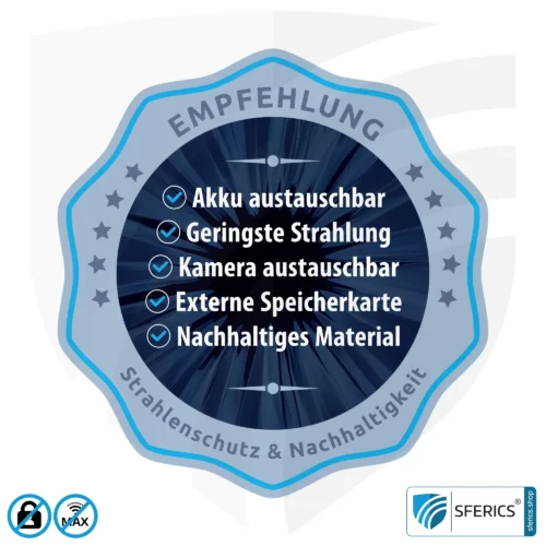 Fairphone 5 mit LineageOS | Freiheitshandy "Algiz" von freifon | Niedrigster SAR von 0,4 W/kg bis 0,85 W/kg | Smartphone für maximale Privatsphäre ohne Überwachung 8 Fairphone 5 mit LineageOS