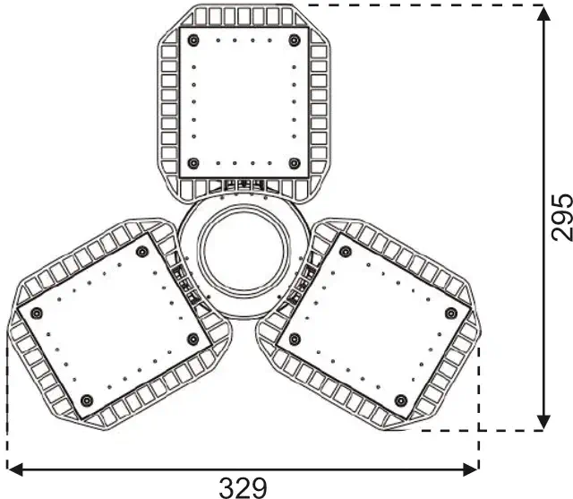 LED Vollspektrum Pflanzenstrahler mit 100 Watt | Tageslicht Aufzuchtlampe | E27 | Business Qualität